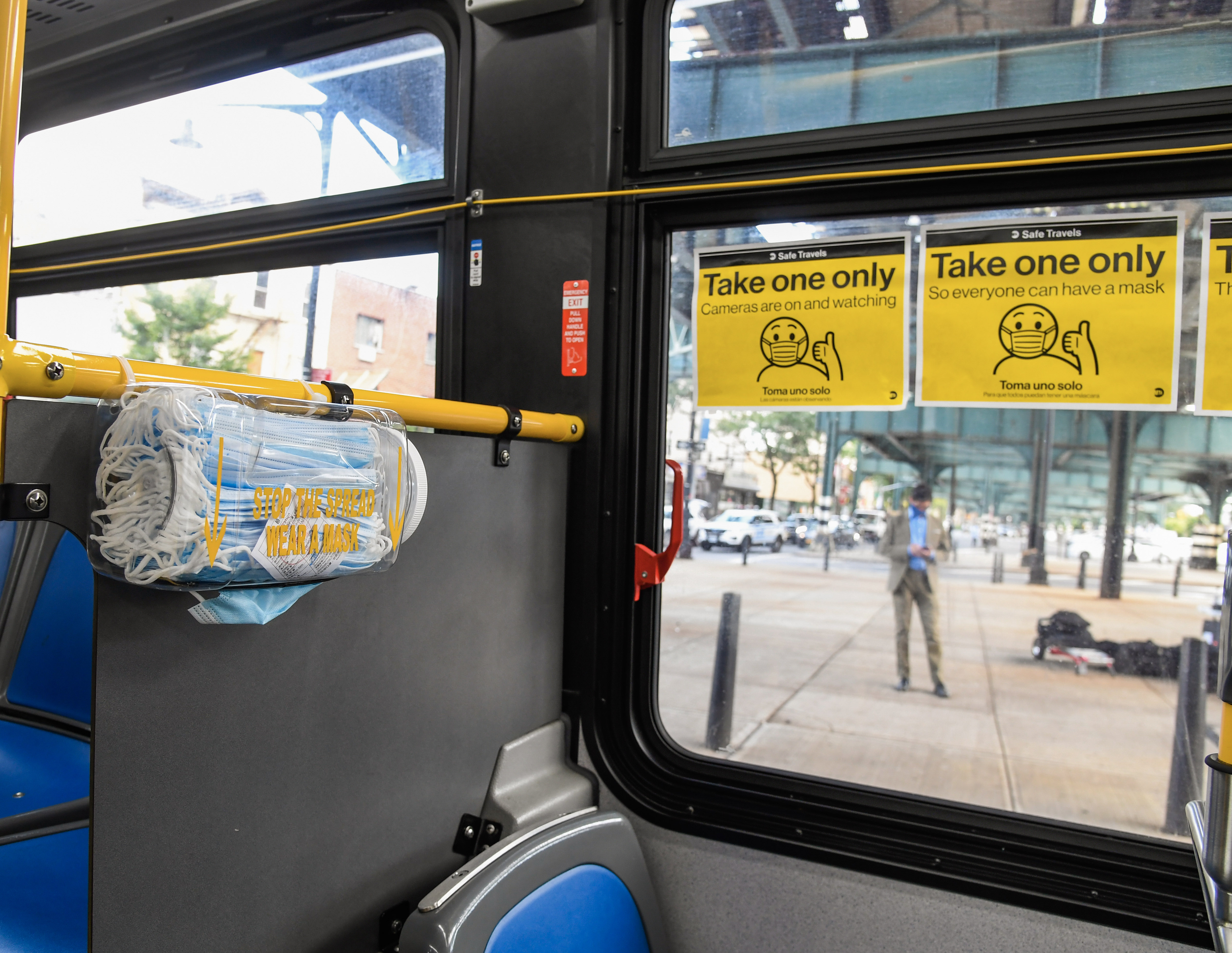 MTA Announces Installation of Mask Dispensers Inside Buses for Customers to Easily Access Masks When Boarding