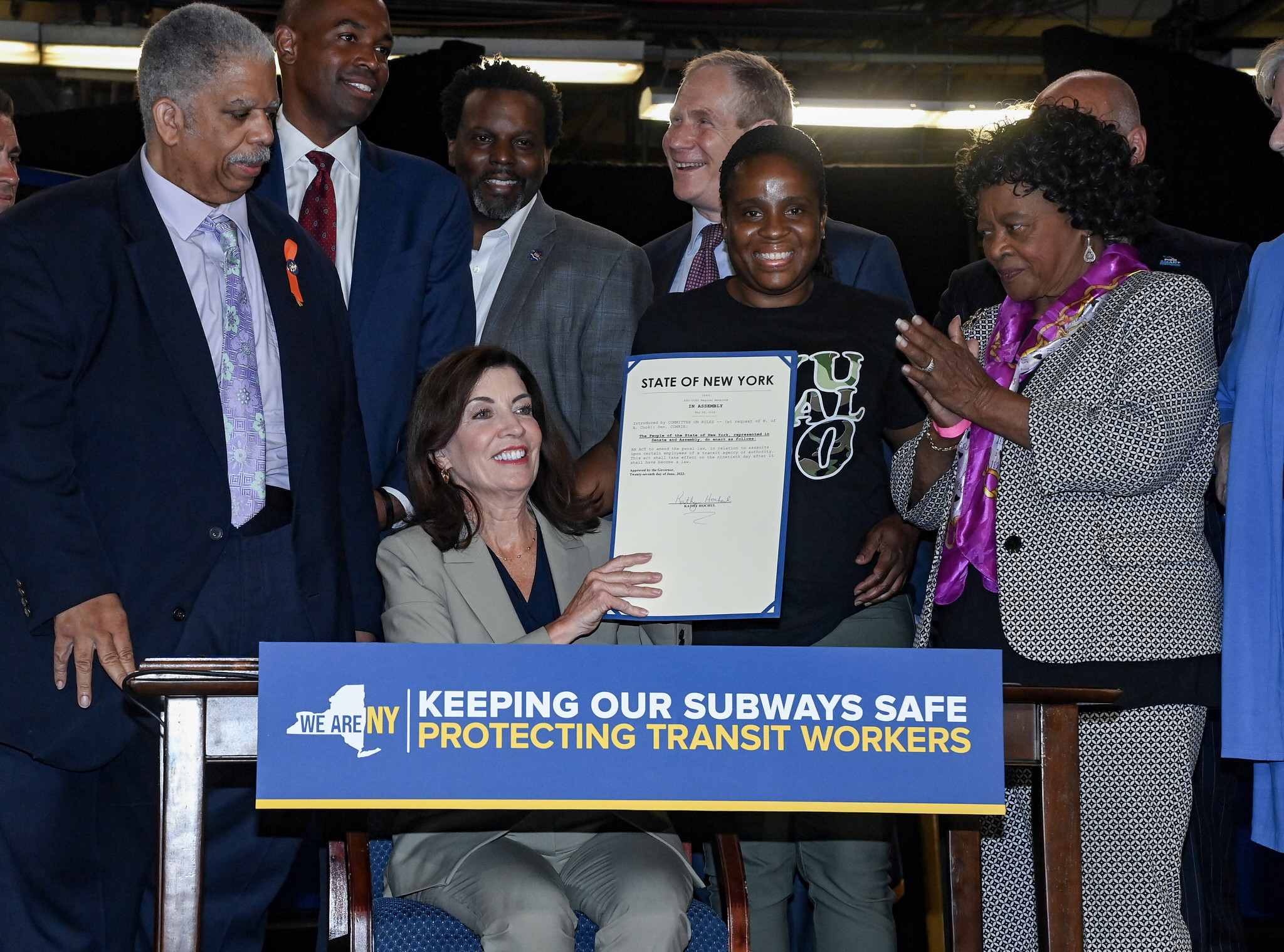 ICYMI: Governor Hochul Signs Legislation Expanding Protections for Transit Workers Against Assault