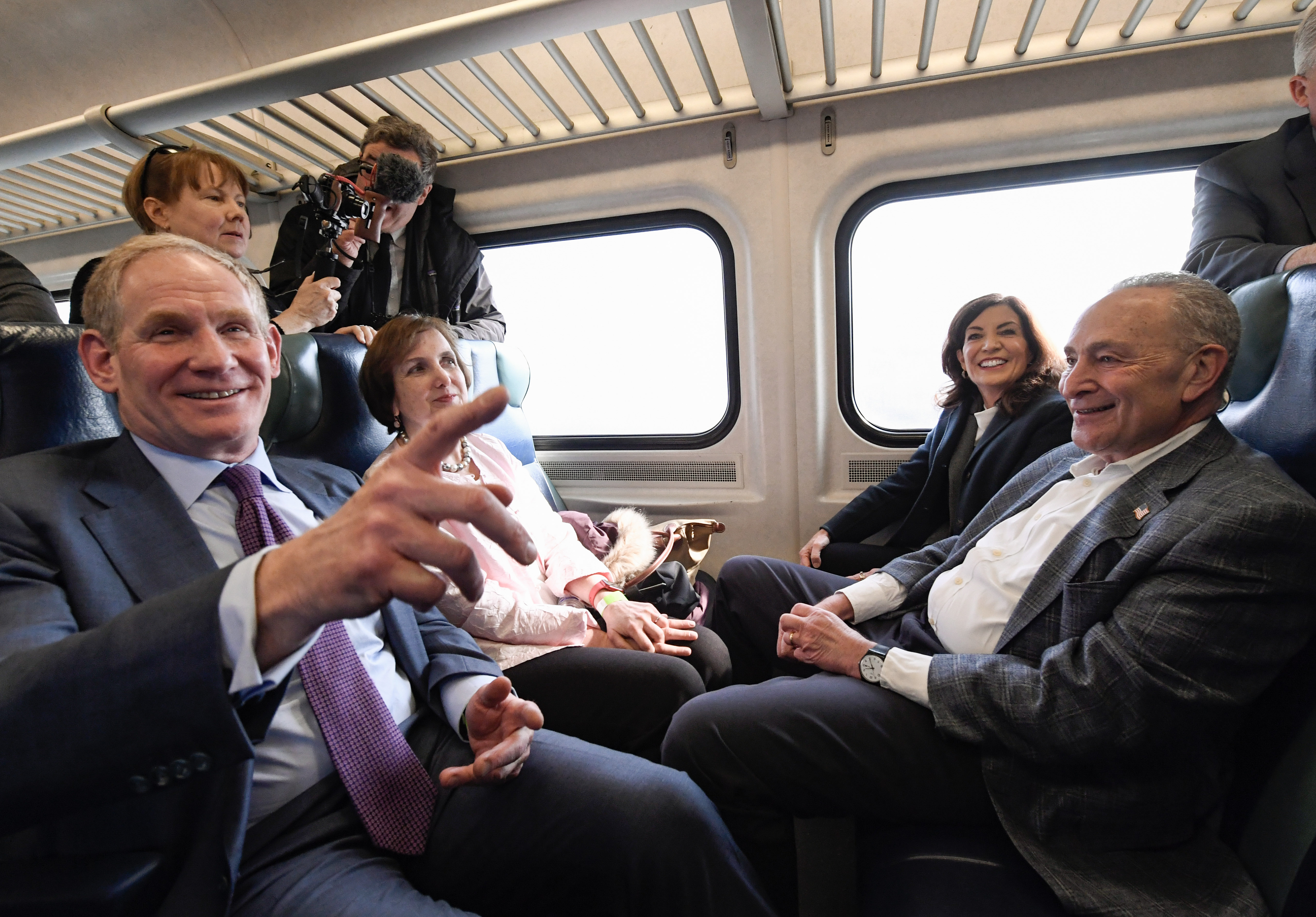 Officials Ride Inaugural Train from Grand Central Madison on Sunday, Feb. 26, 2023